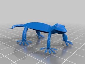 gecco las esculturas animal creativo la diversión lagarto reptiles 3d print model - Mito3D