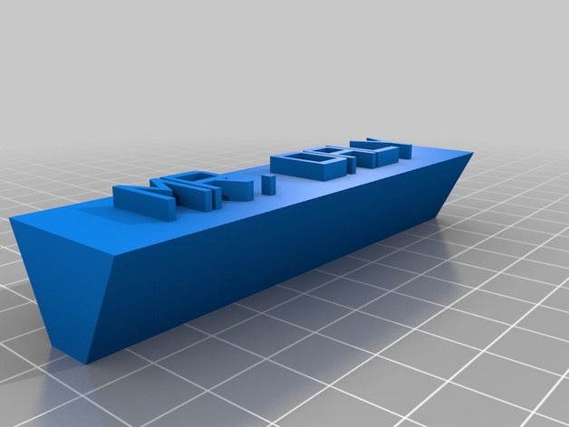 Bay daly işaretler logoları özelleştirilmiş 3D print model - Mito3D