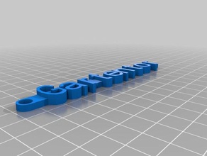 Anahtarlık gartentor organizasyon özelleştirilmiş 3d print model - Mito3D