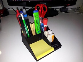 Stifthalter beseitigt desktop Unordnung office openscad 3d print model - Mito3D