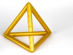 impossible de la pyramide puzzles openscad illusion d'optique 3d print model - Mito3D