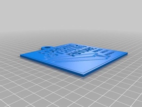 conference pendent 2d art customized 3d print model - Mito3D