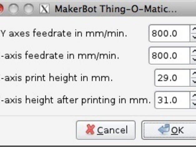 thing-o-matic g-code extension inkscape 3d printer accessories 3D print model - Mito3D