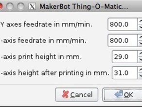 thing-o-matic g-code-Erweiterung für inkscape 3d Drucker Zubehör 3d print model - Mito3D