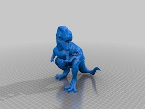 t-rex digitizer scan scans replicas makerbotdigitizer 3d print model - Mito3D