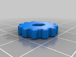 just another m3 thumbwheel bed leveller knob 3d print model - Mito3D
