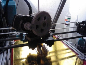 wade va a pescar personalizado 47 diente de engranaje 3d la impresora extrusoras mendel 3d print model - Mito3D