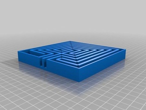 hopi sembol labirent 2d sanat özelleştirilmiş 3d print model - Mito3D