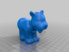 rubber tiger scans replicas makerbotdigitizer 3d print model - Mito3D