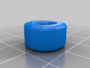 maior polegar tampões de roda da 832 hex pouco parafusos partes parafuso polígono pressionado 3d print model - Mito3D
