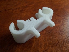 enlarged rostock clamp carriage 3d printer parts 3d print model - Mito3D