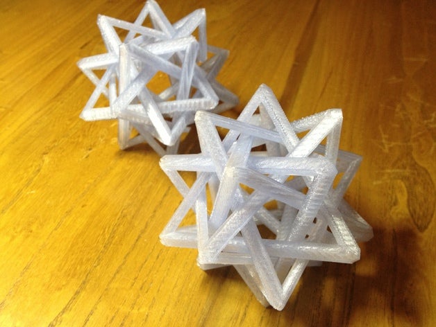 interlocking tetrahedra variation sculptures 3D print model - Mito3D