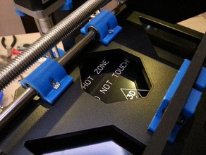 prusa i3 soporte del rodamiento lm8uu ara&ntildea 3d printer parts 3d print model - Mito3D