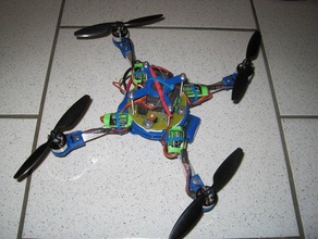 quad25x mutliwiicopter rc araç arducopter arduino crius lite diy drone multirotor multiwii 3d print model - Mito3D