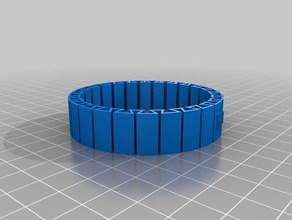 personalizado madeleine pulsera pulseras 3d print model - Mito3D