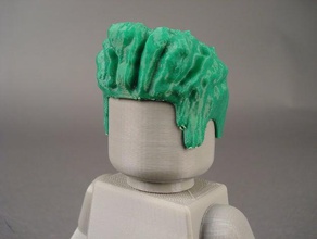 bandada de gaviotas cabello personas minifig 3d print model - Mito3D