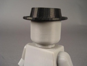domuz pie şapka diğer şapkalar minifig 3d print model - Mito3D