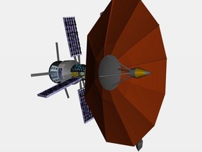 satellite d'autres fusée l'espace 3d print model - Mito3D