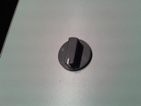 máquina de botón giratorio 2 partes marcado la maquinaria perilla 3d print model - Mito3D