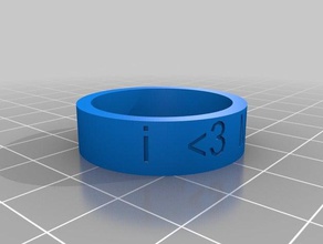 mara anello anelli personalizzato 3d print model - Mito3D
