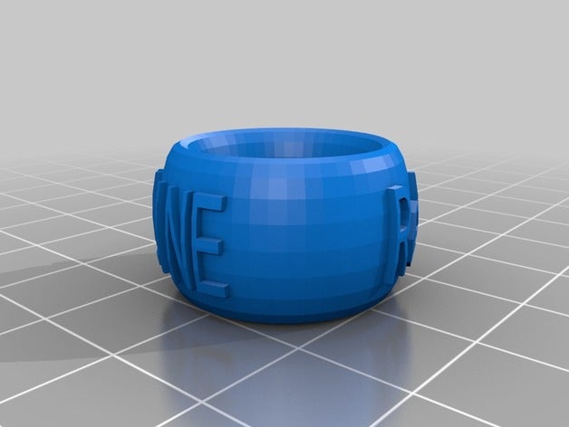 Son İyi davulcuları yüzük 15 moda özelleştirilmiş 3D print model - Mito3D