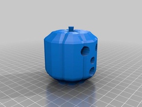 maya jack-o-lantern arredamento personalizzato 3d print model - Mito3D