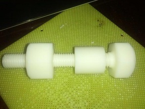 bolt nut sleeve engineering 3d print model - Mito3D