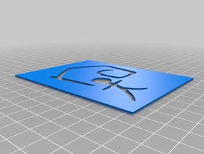 quadro stencil-o-matic art strumenti personalizzato 3d print model - Mito3D