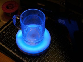 arduino controlled smart coaster kitchen dining drink light ws2912 3d print model - Mito3D