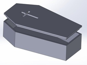 pet casket coffin pets 3d print model - Mito3D