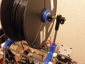 reprap prusa spool-mont d'autres filament mendel 3d print model - Mito3D