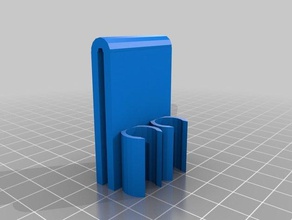 my customized pencil clip 3 ring binder office 3d print model - Mito3D