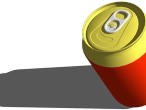 cola can food drink 3d print model - Mito3D