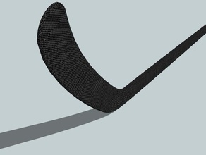 bâton de hockey sport à l'extérieur 3d print model - Mito3D