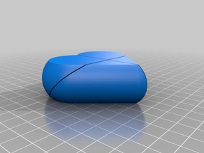 my customized preassembled secret heart box v8 interactive 3d print model - Mito3D