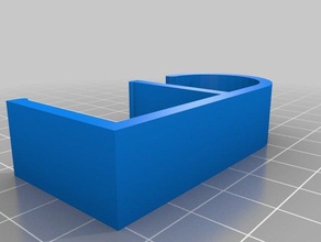 clip cavo organizzazione customizer tabella 3d print model - Mito3D