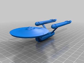 enterprise ncc-1701 other spaceship star trek 3d print model - Mito3D