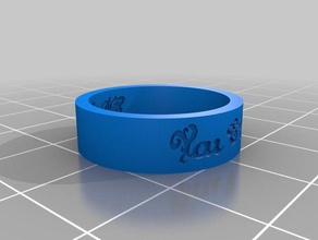 lex nd lysh rings customized 3d print model - Mito3D