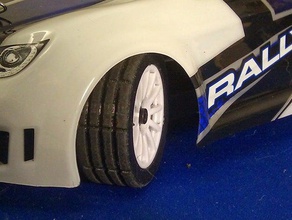 pneu latraxnew carro de rally rc veículos traxxas 3d print model - Mito3D