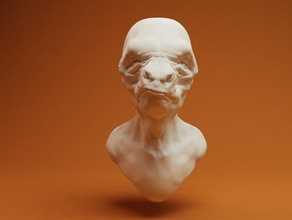 guber other 3d 3dartistmag adfa alien bust experiment face geometry head monkey monster teddy007kong test toy zbrush 3d print model - Mito3D