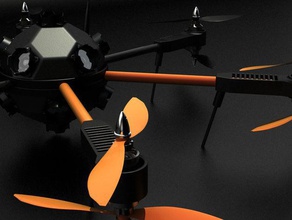 zendroneimmersive cam drone câmara 3d print model - Mito3D