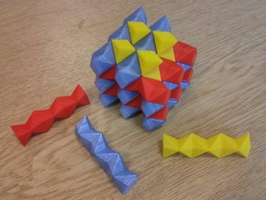 papillon 5h costruzione di giocattoli puzzle per la matematica arte 3d print model - Mito3D