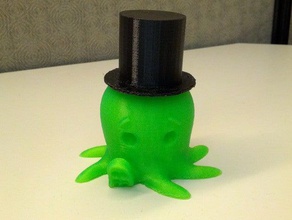 Hut-cute octopus Requisiten 3d print model - Mito3D