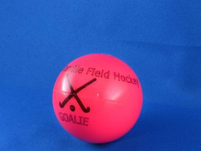 field hockey ball 2d art robbinsvillehighschool 3d print model - Mito3D