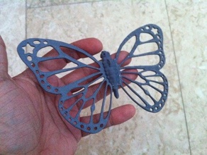 3d monarch butterfly animals dimarzio 3d print model - Mito3D