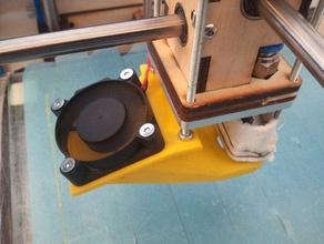 ultimaker enfriador de 40 mm otros el ventilador cubierta del 3d print model - Mito3D