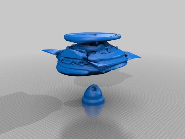 silver ring art makerbotdigitizer scan 3D print model - Mito3D
