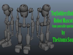toy soldiers unite robot mascot v1 other figure soul theatomicsoul toysoldiersunite 3d print model - Mito3D