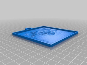 de chat 2d art personnalisé 3d print model - Mito3D