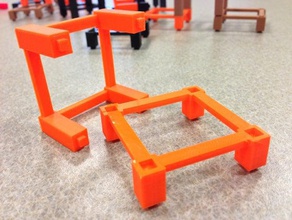 retro building block construction toys 3d print model - Mito3D